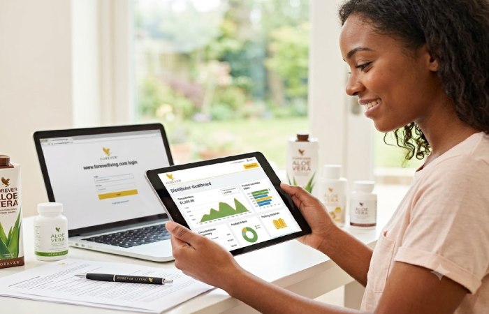 how to access www foreverliving com login